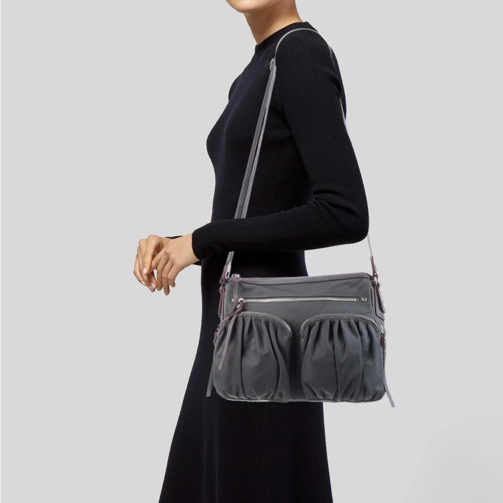 Mz Wallace light brown nylon crossbody